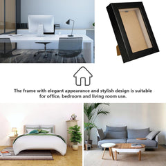 Desktop Picture Frame Wooden Photo Frame for Tabletop Display Elegant Design for Family Photos Memorials and Vintage Decor