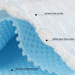 Cooling Mat for Dogs Pad cat Mat Pupy Pads Ice Silk Cooling Pads Bed for Cats Ice Bed for Cats Pet Coolings Pads for 10Kg Pet