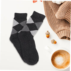 GALPADA Thick Woolen Cotton Socks Men's High Ankle Socks Comfortable for Sports
