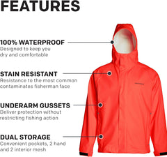 Grundens Men’s Neptune Commercial Fishing Jacket | Waterproof, Adjustable