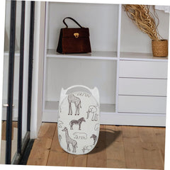 2pcs Foldable Laundry Basket Wheels Mesh Design Laundry Baskets for Wall Mount Clothes Storage for Bathroom