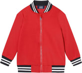 LittleSpring Boys Girls Varsity Baseball Jacket Zip Up Bomber Jacket Thin 2-10Years