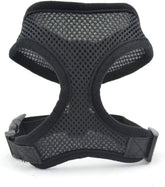 Dog harness adjustable soft and breathable dog harness and leash setting dog nylon dog vest nylon vest harness chest strap S black