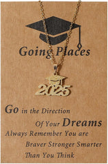 Graduation Gift Necklace for Her 2025 Dainty Jewelry for College Graduate Women