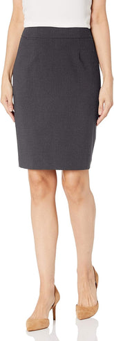 Calvin Klein Women's Classic Fit Straight Lux Suit Skirt (Regular and Plus Size)