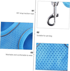Vest Type Dog Harness Pet Harness Set Leash Reflective Mesh for Dogs to Comfortable Safe Training