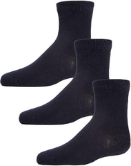 MeMoi Unisex Cotton Blend Mid-Cut Socks 3-Pack