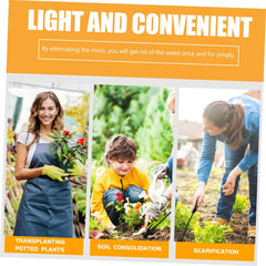 Gardening Tool Hand Weeder Hoe Stainless Steel Garden Hoe Manual Puller Easy Root Removal for Home Park