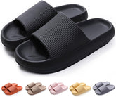 PLMOKN Slippers for Women Fuzzy Winter House Indoor Outdoor Platform Trendy Cozy Girls Shoes With Memory Foam Boots Send To A Friend Best Gifts