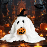 Ghost Plush with Pumpkin Pillow - Cute Halloween Stuffed Animal, Party Favors & Treat Bag Stuffers for Kids
