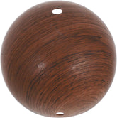 Iron Globe Table Lamp Base Vintage Hollow Metal Stand for Modern Desk Lighting Stylish Walnut Finish for Home Decor and Ambient Lighting