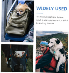 Pet Backpack Double Shoulder Bag for Dogs Cat Puppy Outdoor Carrying Bag Portable Pouch Breathable Design