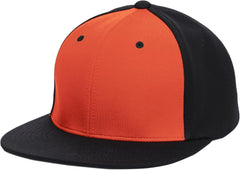 Pacific Headwear Standard Premium P-Tec Flexfit Cap, Black/Orange