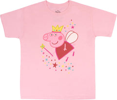 Peppa Pig Girls Graphic Tees Short Sleeve T Shirts Girls Fashion T Shirt 2 Pack Girls Tops Clothing