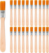 20 Pcs Paint Brushes, 5 Inch Flat Wall Paint Brush Soft Bristle Painting Brush Artist Craft Paint Brushes with Wood Handle for Cabinets Fences Furniture