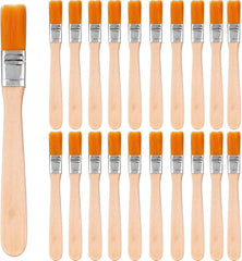 20 Pcs Paint Brushes, 5 Inch Flat Wall Paint Brush Soft Bristle Painting Brush Artist Craft Paint Brushes with Wood Handle for Cabinets Fences Furniture