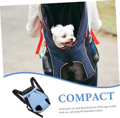 Hemoton Dog Carrier Bag Pet Backpack Outdoor Travel Breathable Comfortable Cat Dog Carrier