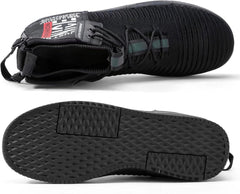 SANNAX Men's High Top Fashion Sneakers Lace Up Walking Shoes Breathable Running Shoes Casual Athletic Hip Hop Shoes for Men