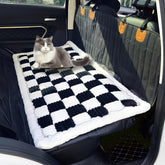 Dog Car Bed Mat, Backseat Pet Bed Mat Felt Non Slip Wear Resistant Dog Car Mattress Bite Resistant Backseat Pet Blanket for Travel