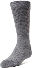MeMoi Diamond Textured Boys Cotton Rich Dress Crew Socks