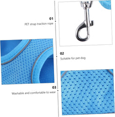 BESPORTBLE Pet Harness Set Dog Harness Handles Padded Dog for Puppies Reflective Chest Strap Breathable Mesh Comfortable Vest for Daily Use