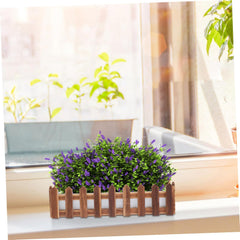 Wooden Planter Box for Artificial Flowers Foam Insert for Outdoor Garden Patio and Indoor Decor Large Wood Pot for Flower Arrangements