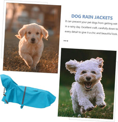 BESPORTBLE Medium Dogs Raincoat Reflective Dog Rain Jacket Warm and Comfortable Pet Rain Gear for Rainy Weather
