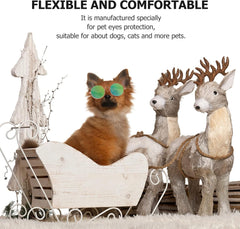 10 Pack Pet Sunglasses Doggy Goggles for Small Dogs Dog Glasses for Puppies Cats Kitten Eyewear Doggy Goggles for Photo Accessory Summer Outdoor Activity