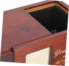 Pet Cremation Urn for Dogs and Cats Cinerary Casket Photo Frame Memorial Box for Pet Ashes Keepsake Lightweight and Easy to Display