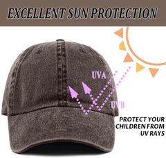 Classic Low Profile Baseball Cap, Adjustable Cotton Golf Hat, Unconstructed Plain Design for Men and Women(Coffee)