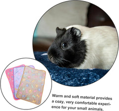 Toyvian 3pcs Fleece Pet Blankets Soft Warm Dog and Cat Throws for Cozy Sleep Mat Machine Washable for Car Seats and Beds Puppy and Kitten Accessories