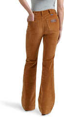 Wrangler Women's Retro High Rise Bailey Bootcut Dark Wash Trouser Jeans Sara