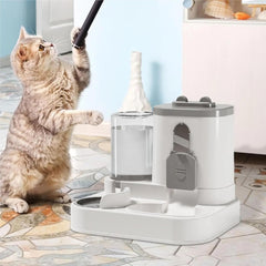 Automatic Pet Feeder and Water Dispenser for Indoor Cats Small Medium Dogs Kitten Kitty Puppy Rabbits