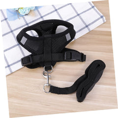 KESYOO Adjustable Breathable Dog Harness Vest for Small and Pets Lightweight and Moisture Design for Puppies and Dogs Black