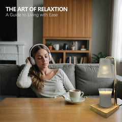 Candle Warmer Lamp with Timer Electric Wax Warmer for Scented Wax Melt Warmer Melter for Jar Candles Touch and Remote Control Dimmable Adjustable Height Gifts for Women 2 Bulbs,Frossted Glass