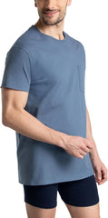 Fruit of the Loom Men's Tee Undershirts, Moisture Wicking & Tag Free, Short Sleeve Pocket T-Shirts