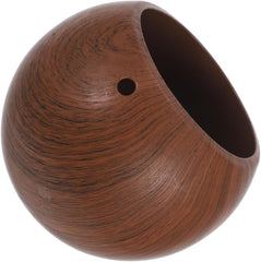 Industrial Iron Desk Lamp Base Shade Modern Decorative Design for Home and Office Unique Small Table Lamp Base Walnut Finish Versatile Lighting