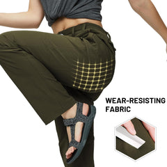 MIER Women's Quick Dry Cargo Pants Lightweight Tactical Hiking Pants with 6 Pockets, Stretchy and Water-Resistant