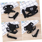 Happyyami Adjustable Pet Harness Vest Collars for Small Medium Dogs Dog Car Harness Puppy Supplies Cats