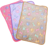VICASKY 3pcs Pet Blanket Fluffy Fleece Warm Dog Cat Blankets for Couch Car and Bed Washable Sleep Mats for Kittens and Puppies Soft