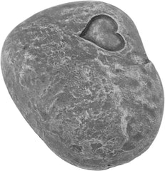 TOPINCN Pet Memorial Stone, Memorials Funerary Dogs DIY Cat Dog Grave Marker Lettering Simulation Pebbles Indoor Outdoor Backyard Pet Tombstone (Love Stone Grey)