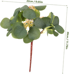 Eucalyptus Branch Fake Plant No Watering Needed Artificial Wedding Flowers
