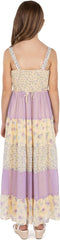 Speechless Girls' Sleeveless Chiffon Maxi Tiered Dress