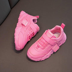 Kids Fashion Sneakers for Boys Girls Gym Thick Sole Non Slip Tennis Shoes Lightweight Breathable Running Shoes