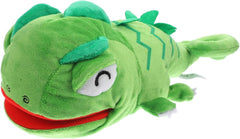 Lizard Hand Puppet Ocean Animals Toys Baby Animal Toys Animal Puppets Plush Movable Mouth Hand Soft Plush Lizard Finger