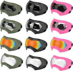 Pet Goggles for Outdoor Windproof Eye Protective Dog Goggles Dog Sun Glasses Adjustable Pet Goggles Travel Sun Glasses
