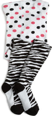 Jefferies Socks Girls 2-6X Zebra Tights