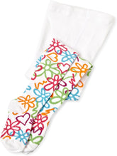 Jefferies Socks Girls 2-6X Doodle Tights
