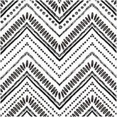 HAOKHOME Black and White Wallpaper Boho Geometric Self Adhesive Textured Wall Paper Modern for Bathroom Decor e 17.7in x 9.8ft