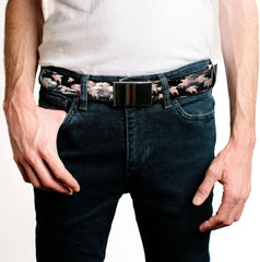 Buckle-Down mens Buckle-down Web Pigs 1.5" Belt, Multicolor, 1.5 Wide - Fits up to 42 Pant Size US